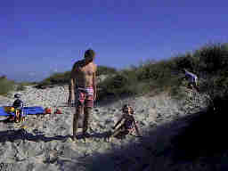 D�nenlandschaft Henne Strand / Daenemark